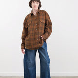 B Sides Jeans Apparel Womens Denim Relaxed Cuffed Lasso in Cate Wash