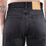 B Sides Jeans Apparel Womens Denim Slim Lasso Jean in Stil Black