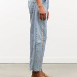 B Sides Jeans Apparel Womens Denim Vintage Lasso Jean with Tatted Lace