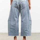B Sides Jeans Apparel Womens Denim Vintage Lasso Jean with Tatted Lace