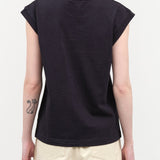 B Sides Jeans Apparel Womens Tees Pocket Tank in Marine Overdye