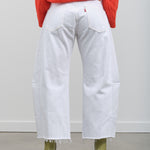 Back view of Vintage Lasso Jean in Ecru White