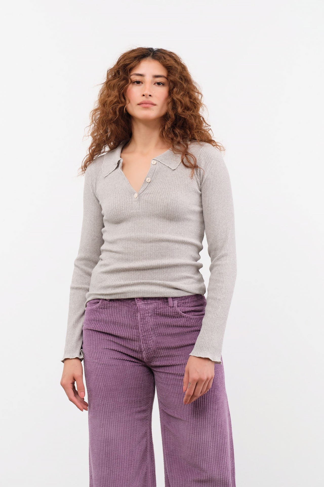 Baserange Apparel Womens Blouses Dual Long Sleeve Tee