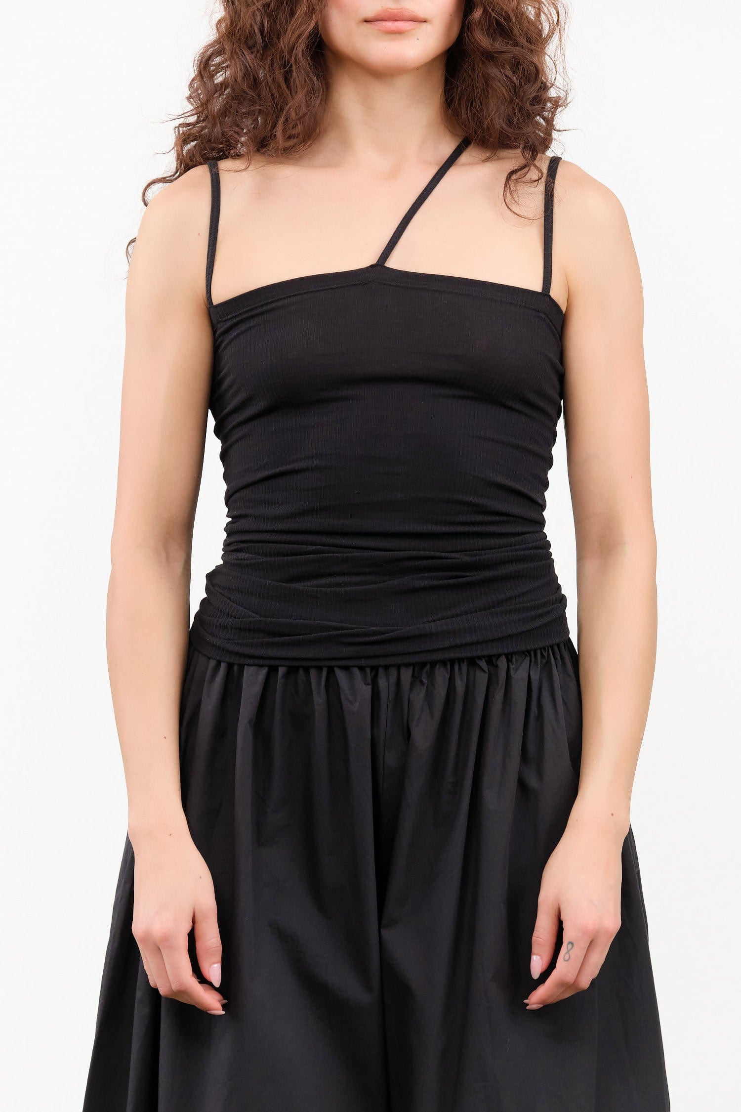 Baserange Apparel Womens Blouses Nida Tank in Black