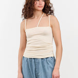 Baserange Apparel Womens Blouses Nida Tank in Off White