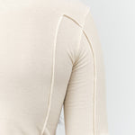 Baserange Apparel Womens Tees Omato 3/4 Tee in Off White
