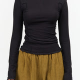 Baserange Apparel Womens Tees Omato Turtleneck in Black