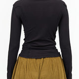 Baserange Apparel Womens Tees Omato Turtleneck in Black