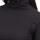 Baserange Apparel Womens Tees Omato Turtleneck in Black
