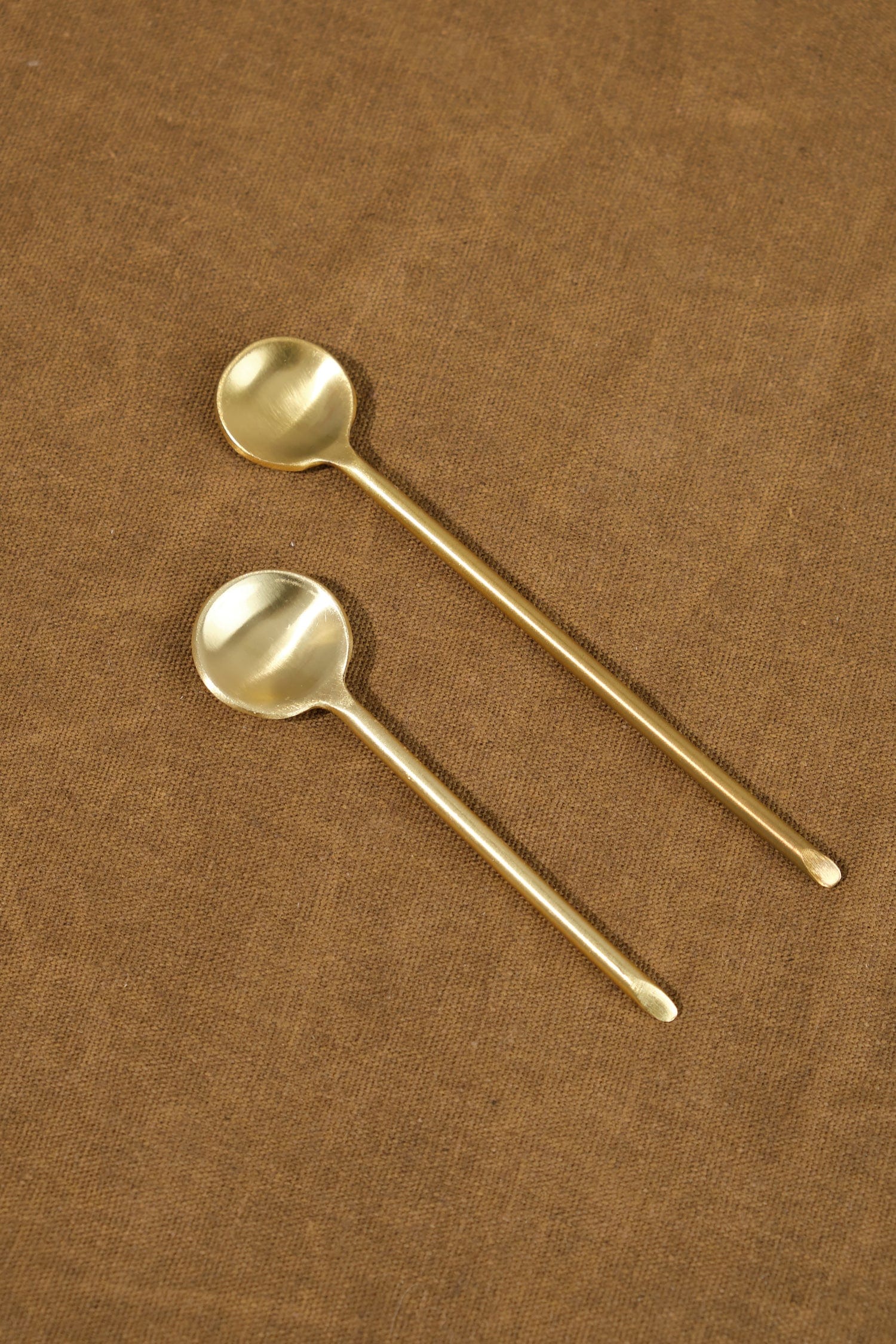 Be Home Home Kitchen Utensils Mini Gold Thin Spoon Gold / 3.5"
