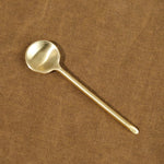 Be Home Home Kitchen Utensils Mini Gold Thin Spoon Gold / 3.5"