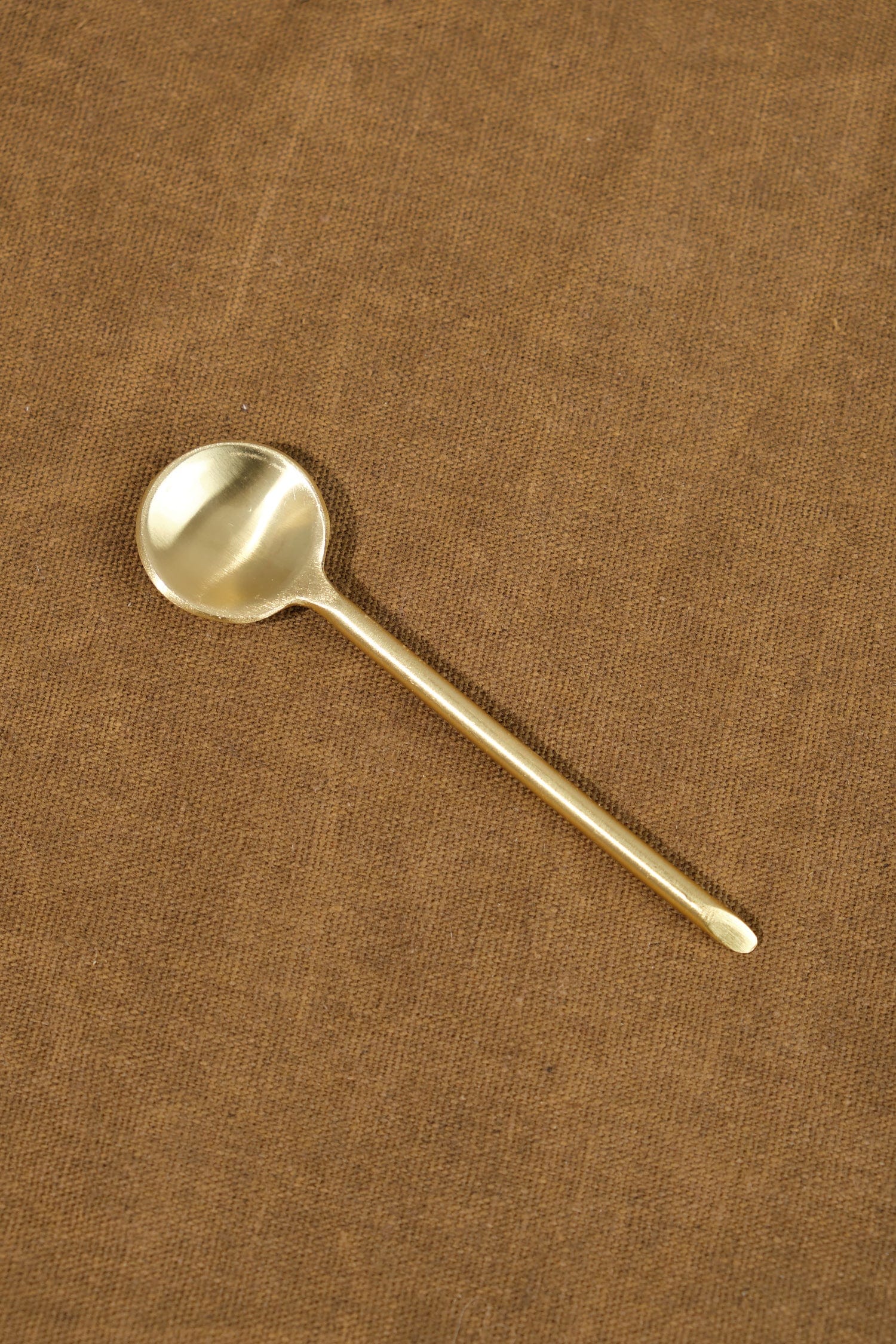 Be Home Home Kitchen Utensils Mini Gold Thin Spoon Gold / 3.5"