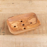 Be Home Home Kitchen Containers Olive Wood Sponge Holder Olive Wood