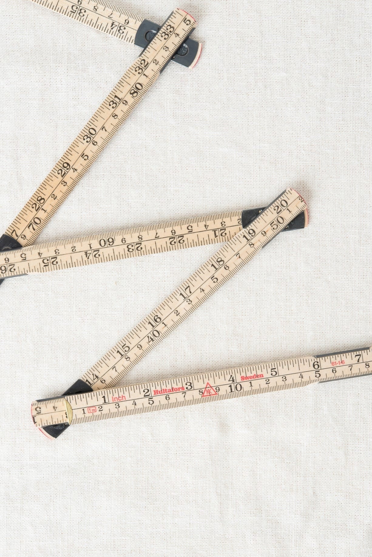 Merchant and Mills Home Objects Wooden Folding Ruler