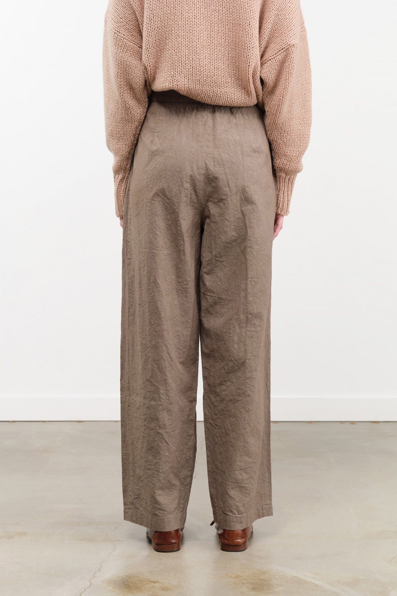 Black Crane Apparel Womens Pants Crinkled Trousers