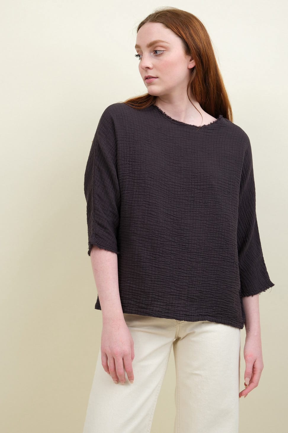 Dolman Top in Graphite