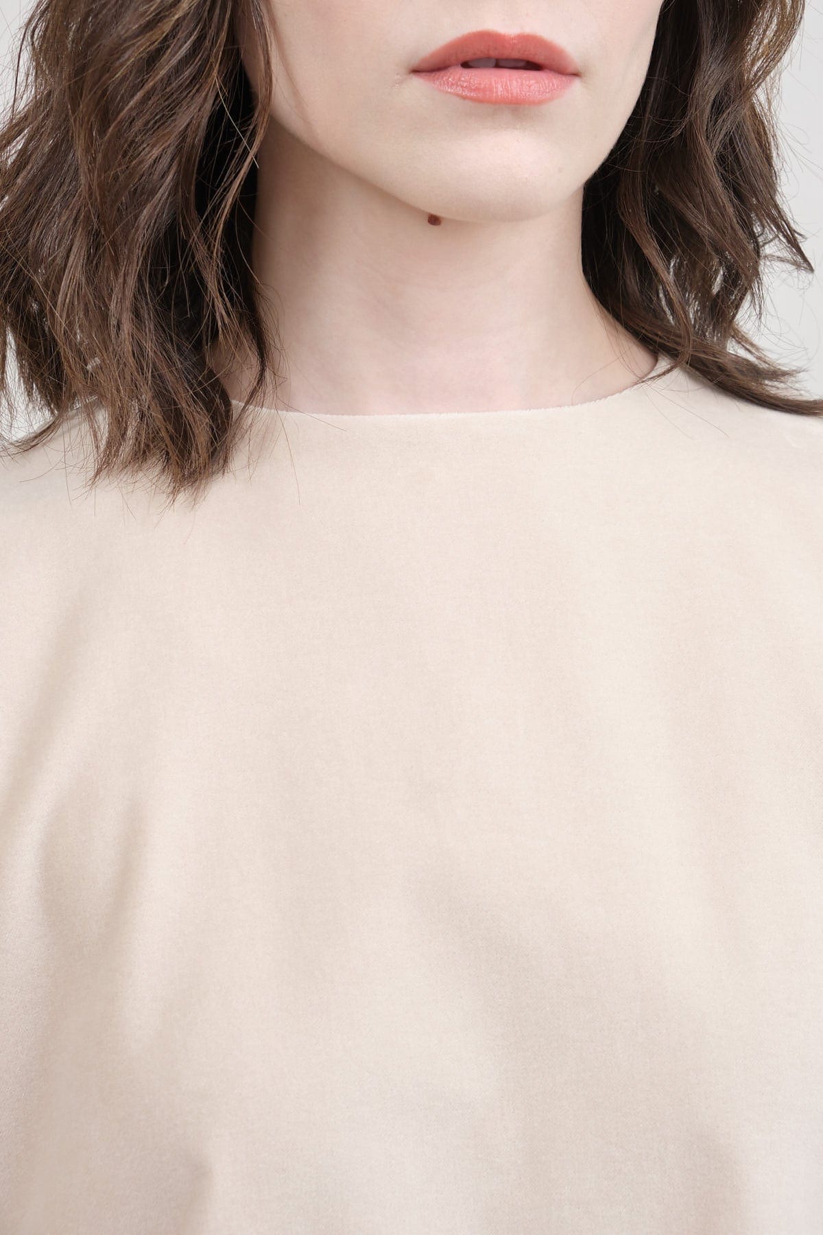 Neckline on Long Bud Dress