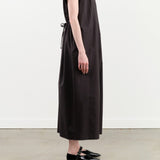 Black Crane Apparel Womens Jumpsuit Shirred Jumpsuit