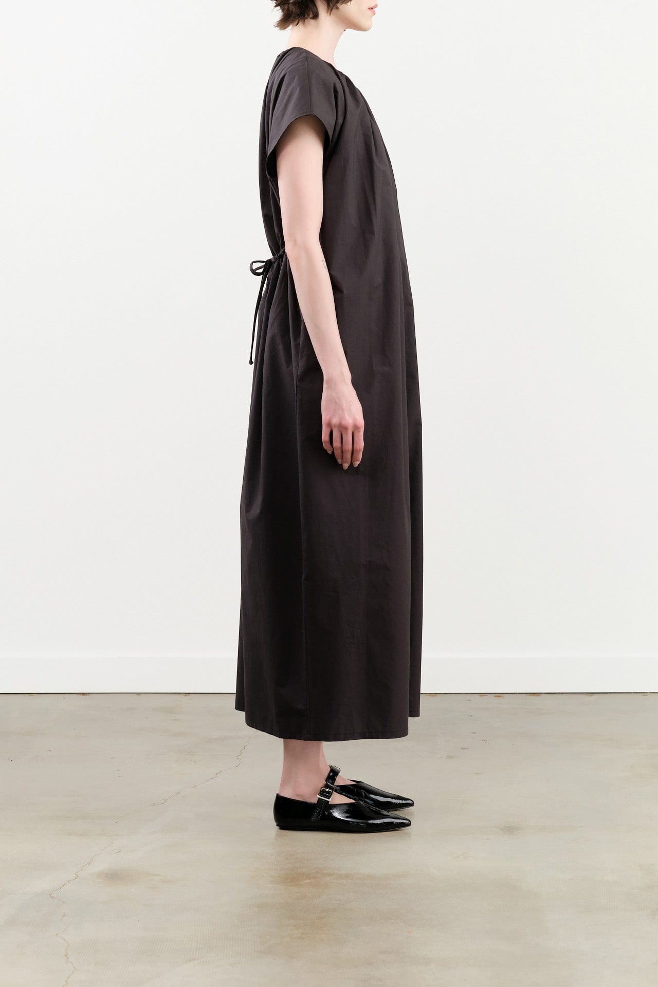 Black Crane Apparel Womens Jumpsuit Shirred Jumpsuit