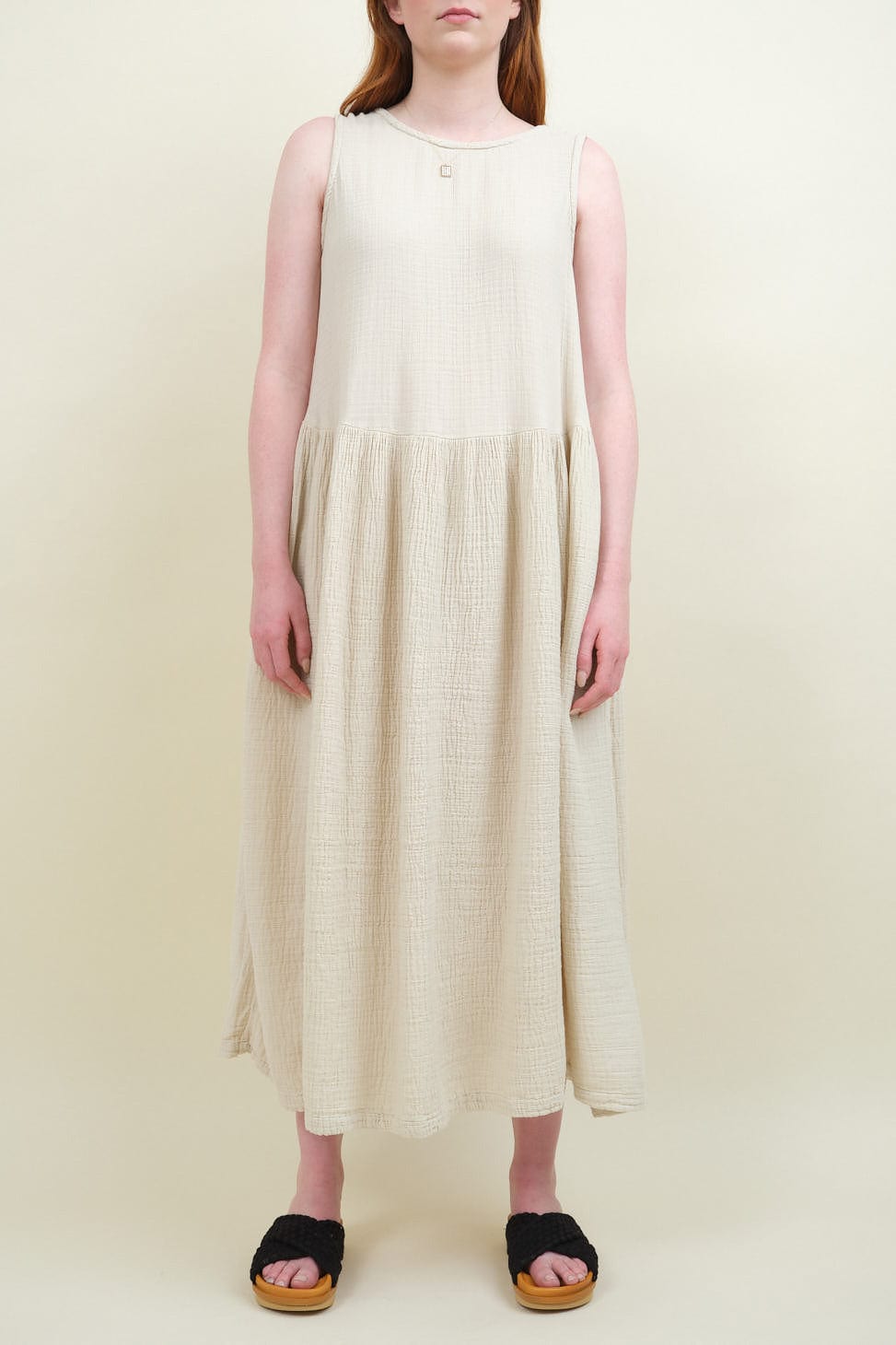 Front of Tank Dress in Cloud