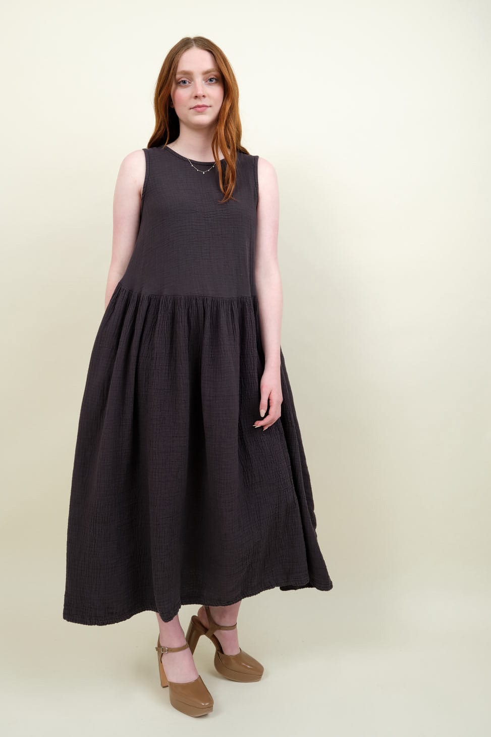 Tank Dress in Graphite