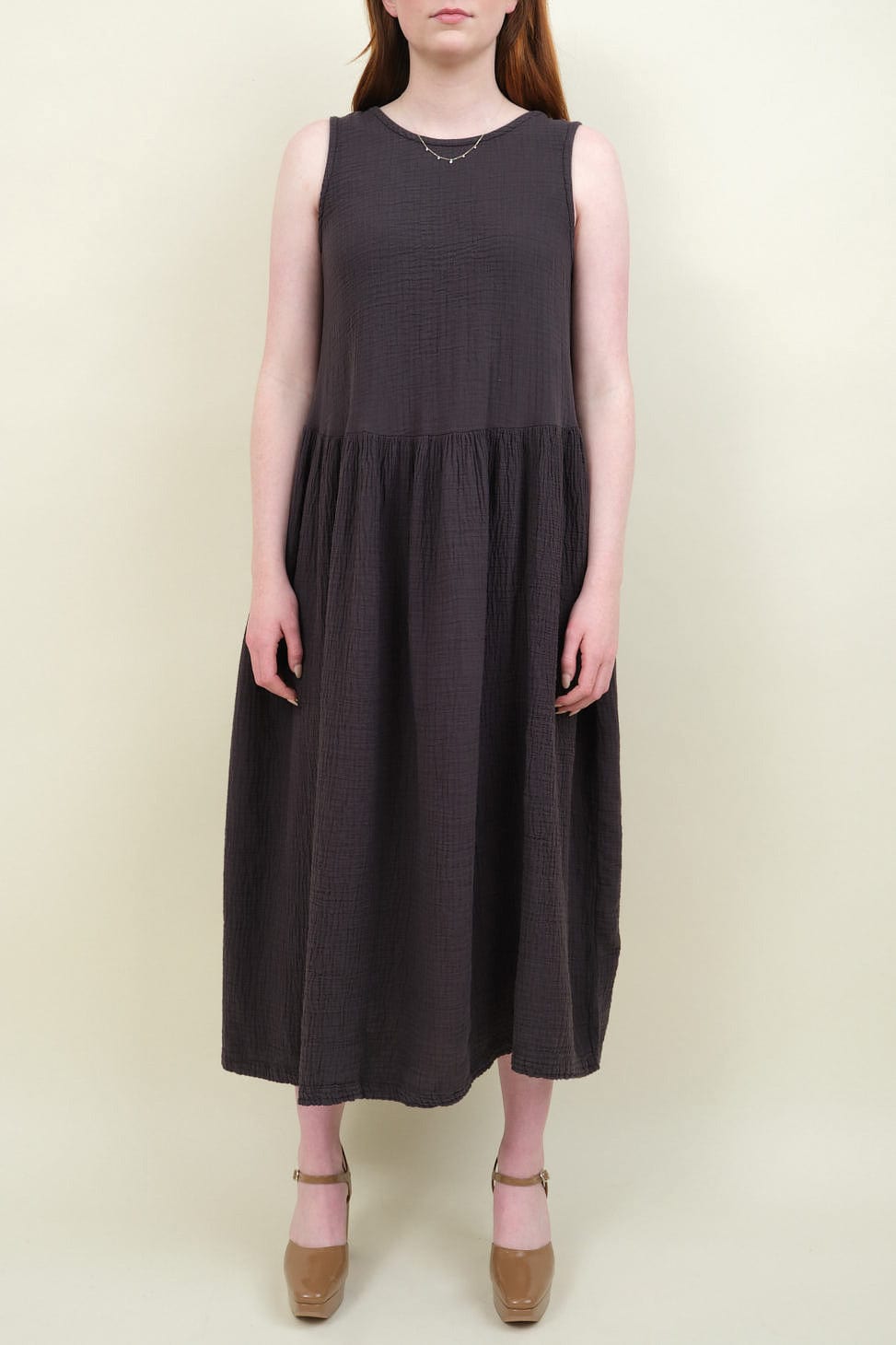 Front of Tank Dress in Graphite