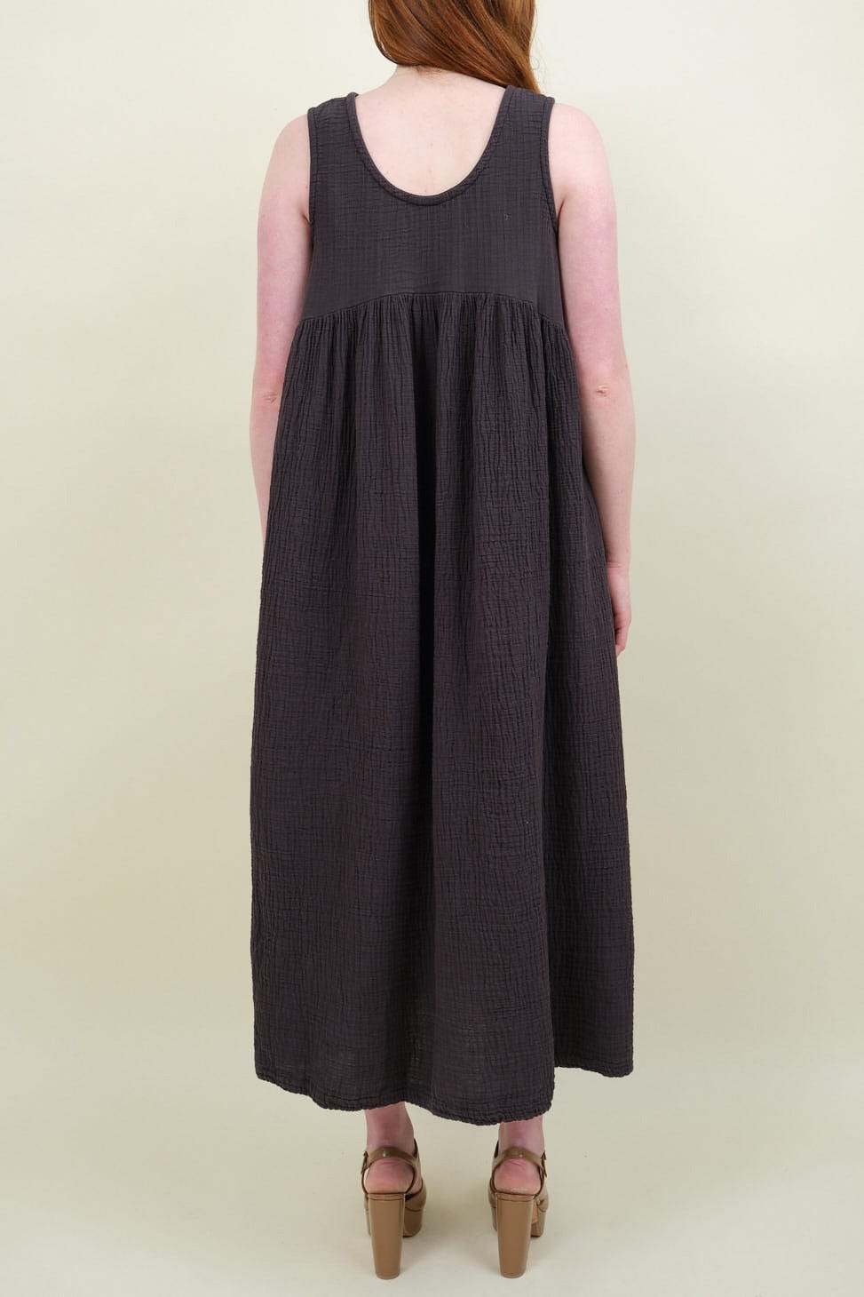 Back of Tank Dress in Graphite