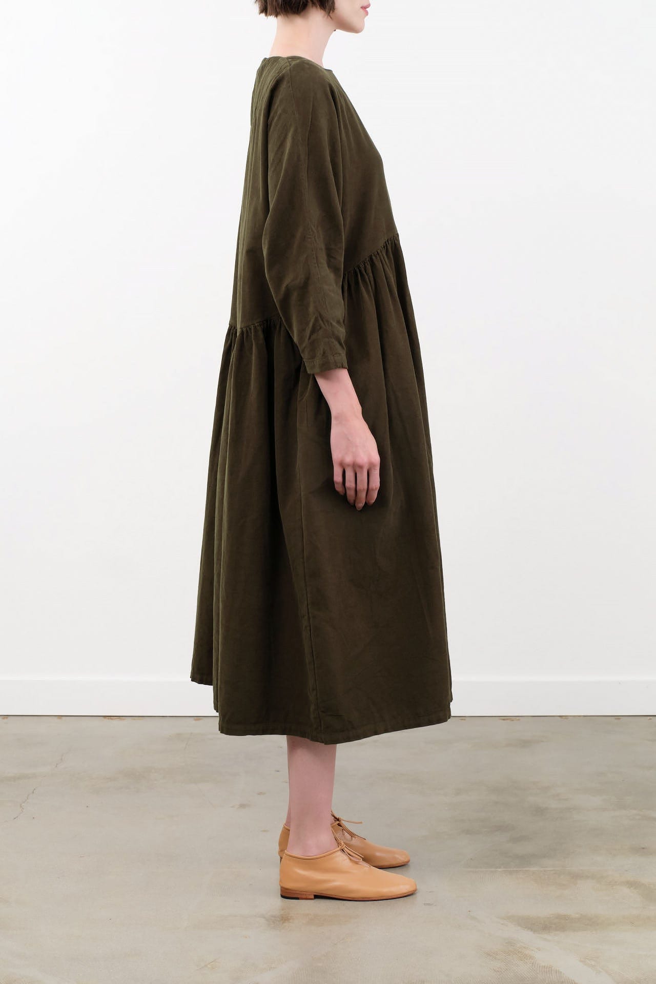 Black Crane Apparel Womens Dresses Tradi Dress in Dark Forest