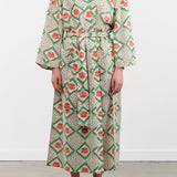 Block Shop Textiles Apparel Womens Lounge Peony Robe