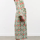 Block Shop Textiles Apparel Womens Lounge Peony Robe