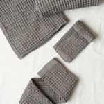 Kontex Home Bath Textiles Lattice Hand Towel in Brown Brown / 33.5" L x 14.25" W