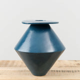 BZippy Art Ceramics Jumbo Diamond Vase Almost Teal