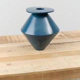 BZippy Art Ceramics Jumbo Diamond Vase Almost Teal