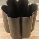 BZippy Art Ceramics Tall Scallop Vase in Iron Gate Iron Gate / 10.25" L x 8.75" W x 13" H