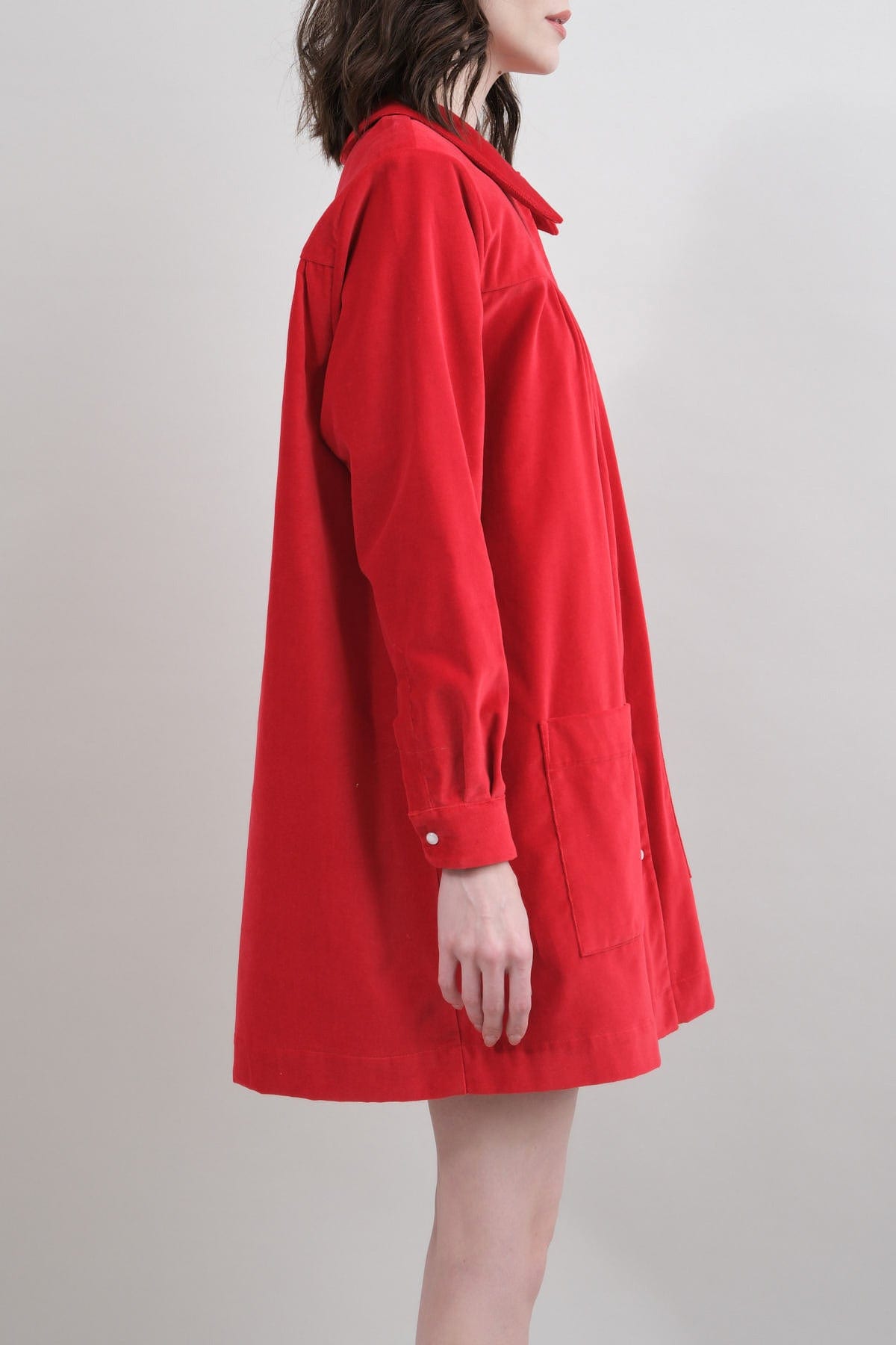 Red Madeline Housedress Carleen