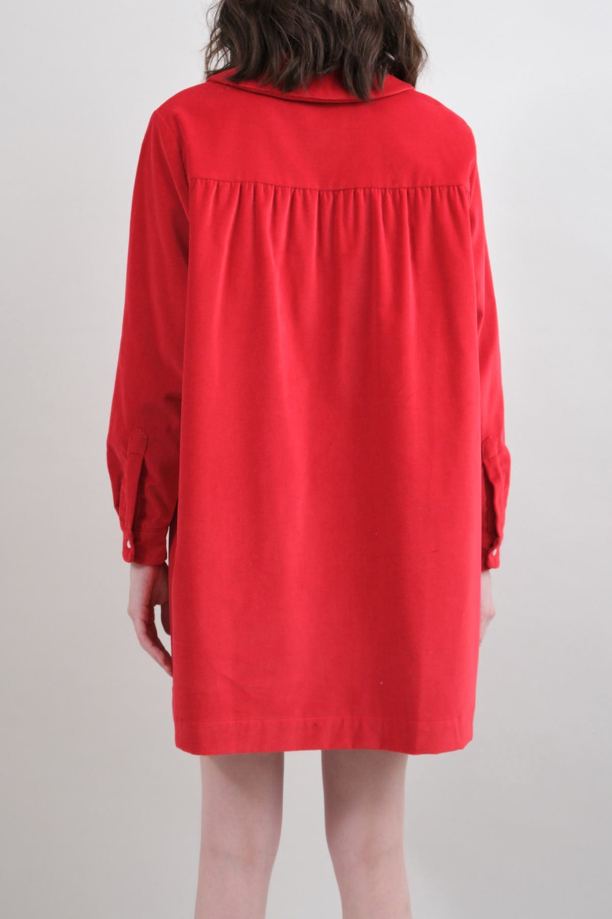 Red velvet dress carleen