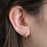 Carrie Hoffman Jewelry Earrings 15mm Chubby Huggies 14K Yellow Gold