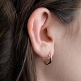 Carrie Hoffman Jewelry Earrings 15mm Chubby Huggies 14K Yellow Gold