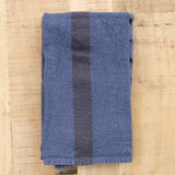 Charvet Editions Home Kitchen Towels Doudou Raye Tea Towel Indigo / 27.5" L X 18" W