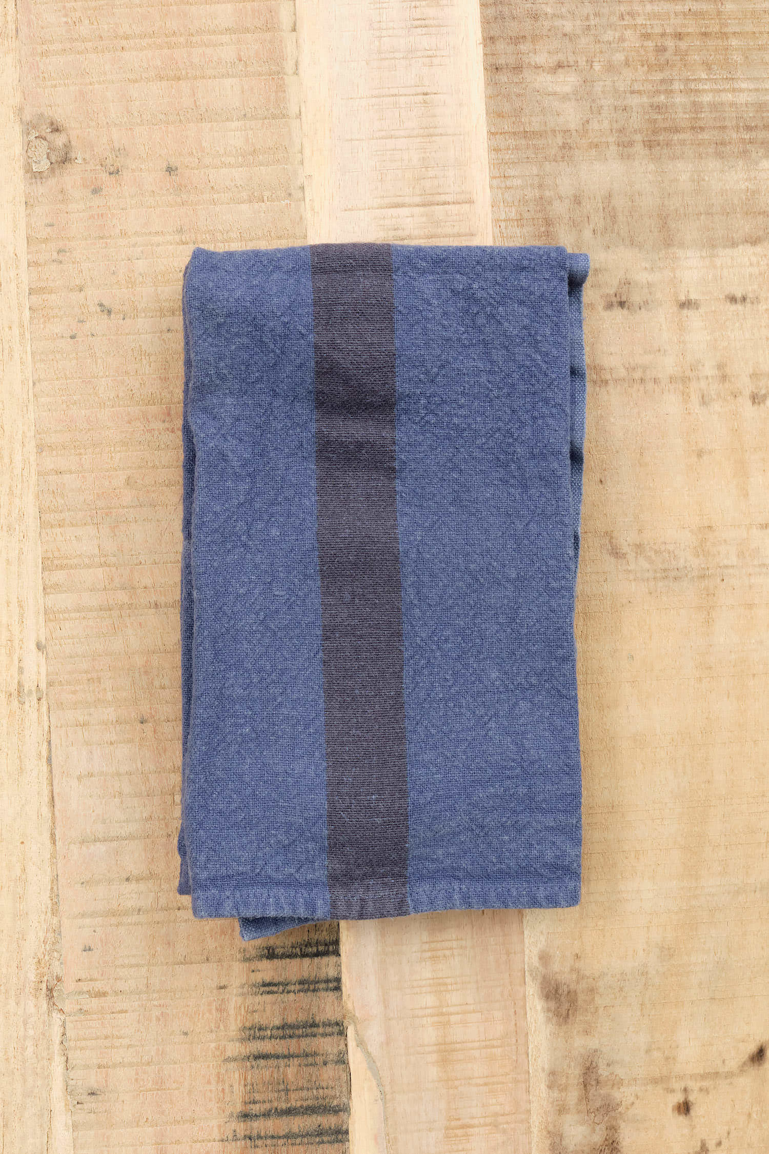 Charvet Editions Home Kitchen Towels Doudou Raye Tea Towel Indigo / 27.5" L X 18" W