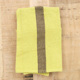 Charvet Editions Home Kitchen Towels Doudou Raye Tea Towel Yuzu / 27.5" L X 18" W