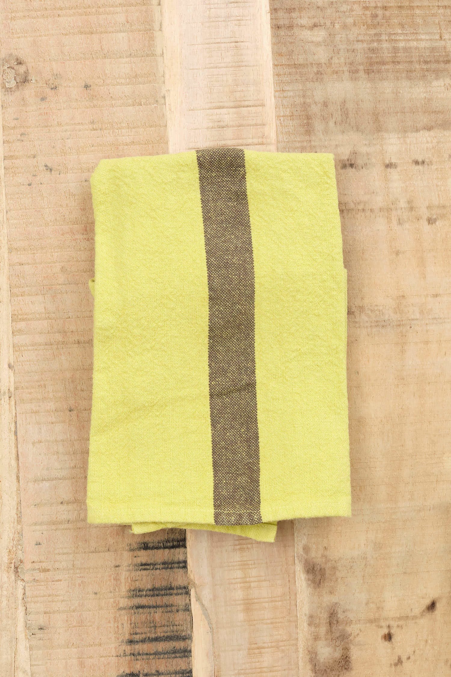 Charvet Editions Home Kitchen Towels Doudou Raye Tea Towel Yuzu / 27.5" L X 18" W