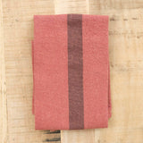 Charvet Editions Home Kitchen Towels Doudou Raye Tea Towel Brique / 27.5" L X 18" W