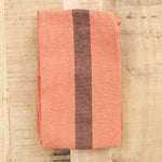 Charvet Editions Home Kitchen Towels Doudou Raye Tea Towel Terracotta / 27.5" L X 18" W
