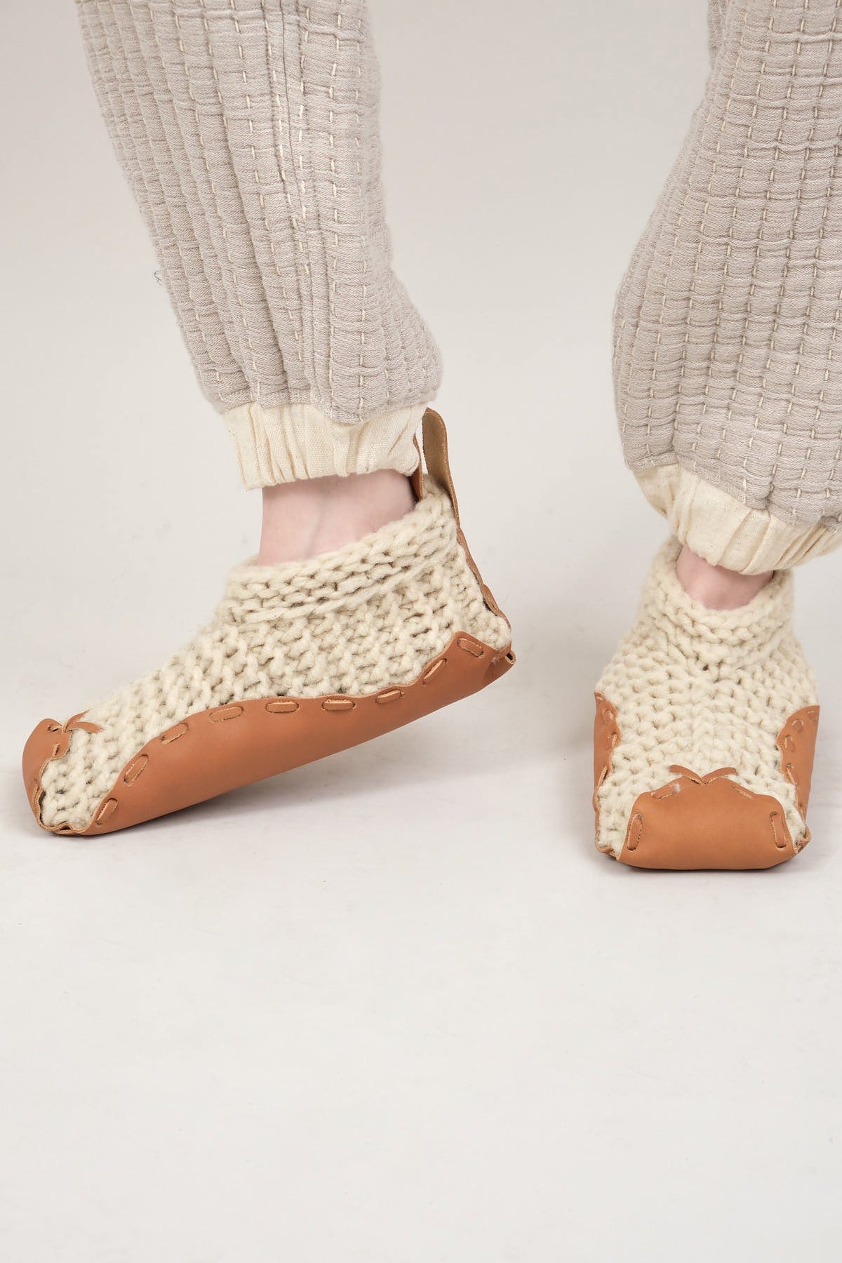 Chilote Accessories Slippers House Shoes in Brown Tobacco Brown / XSmall