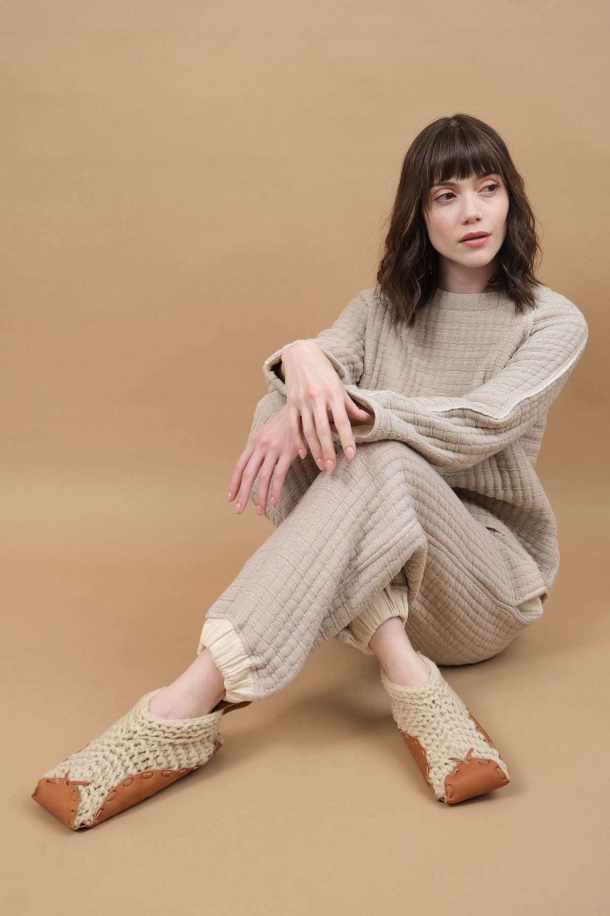 Chilote Accessories Slippers House Shoes in Brown