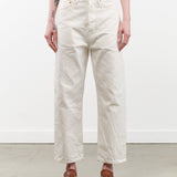 Chimala Apparel Womens Denim 13.5 oz Selvedge Wide Tapered Cut Denim