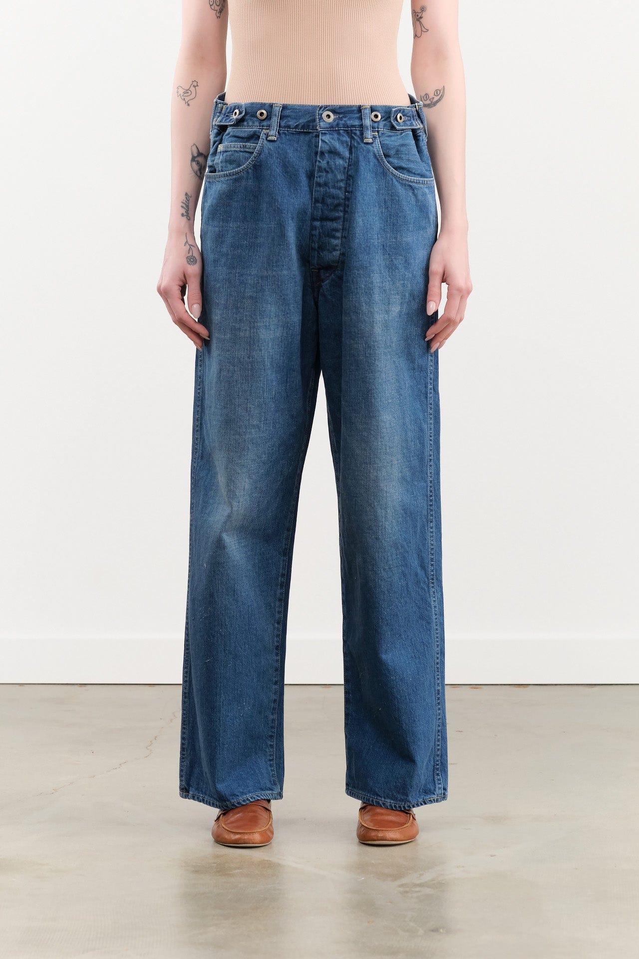 Chimala Apparel Womens Denim Unisex 12 oz W Width Denim Adjustable Waist