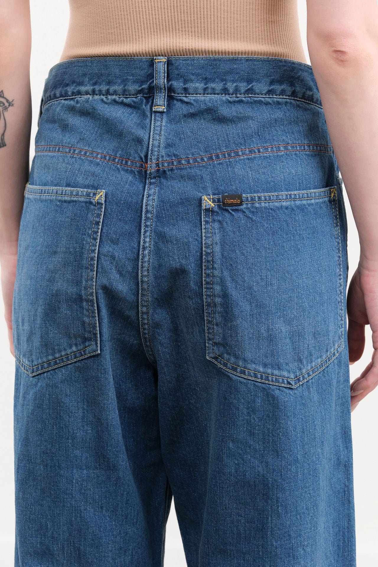 Chimala Apparel Womens Denim Unisex 12 oz W Width Denim Adjustable Waist