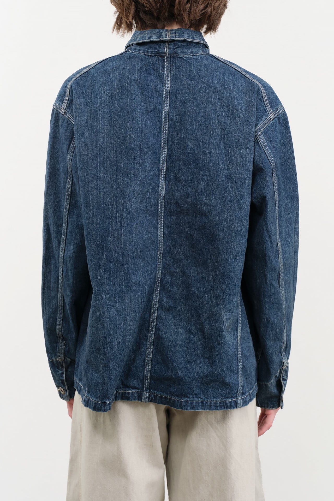Chimala Apparel Womens Jackets Unisex Amoskeag Selvedge Denim Chore Jacket